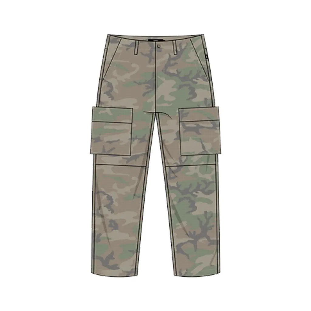 Vans Fatigue Cargo Loose Tapered Ripstop Pant - Vintage Camo 1