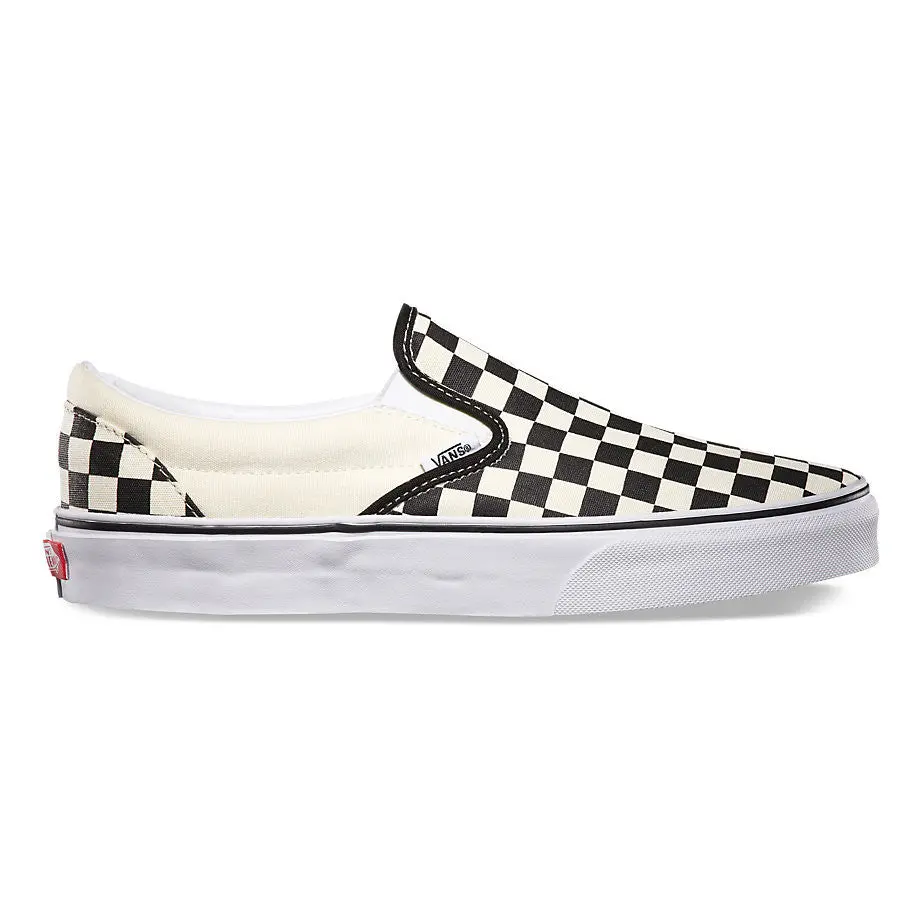 Vans Classic Slip-On Shoes - Black/White Checker 1