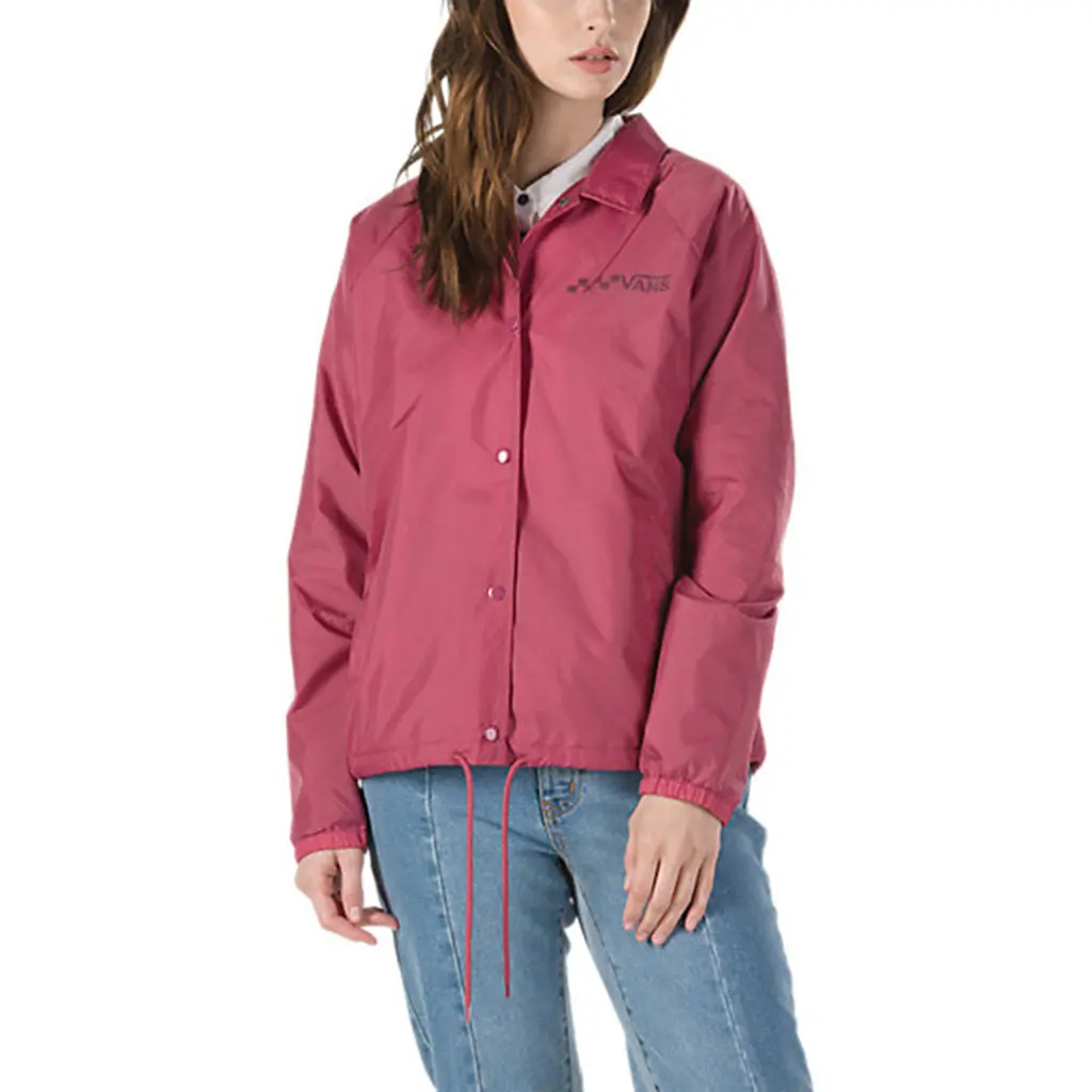 Vans Women's Thanks Coach Jacket - Dry Rose 1