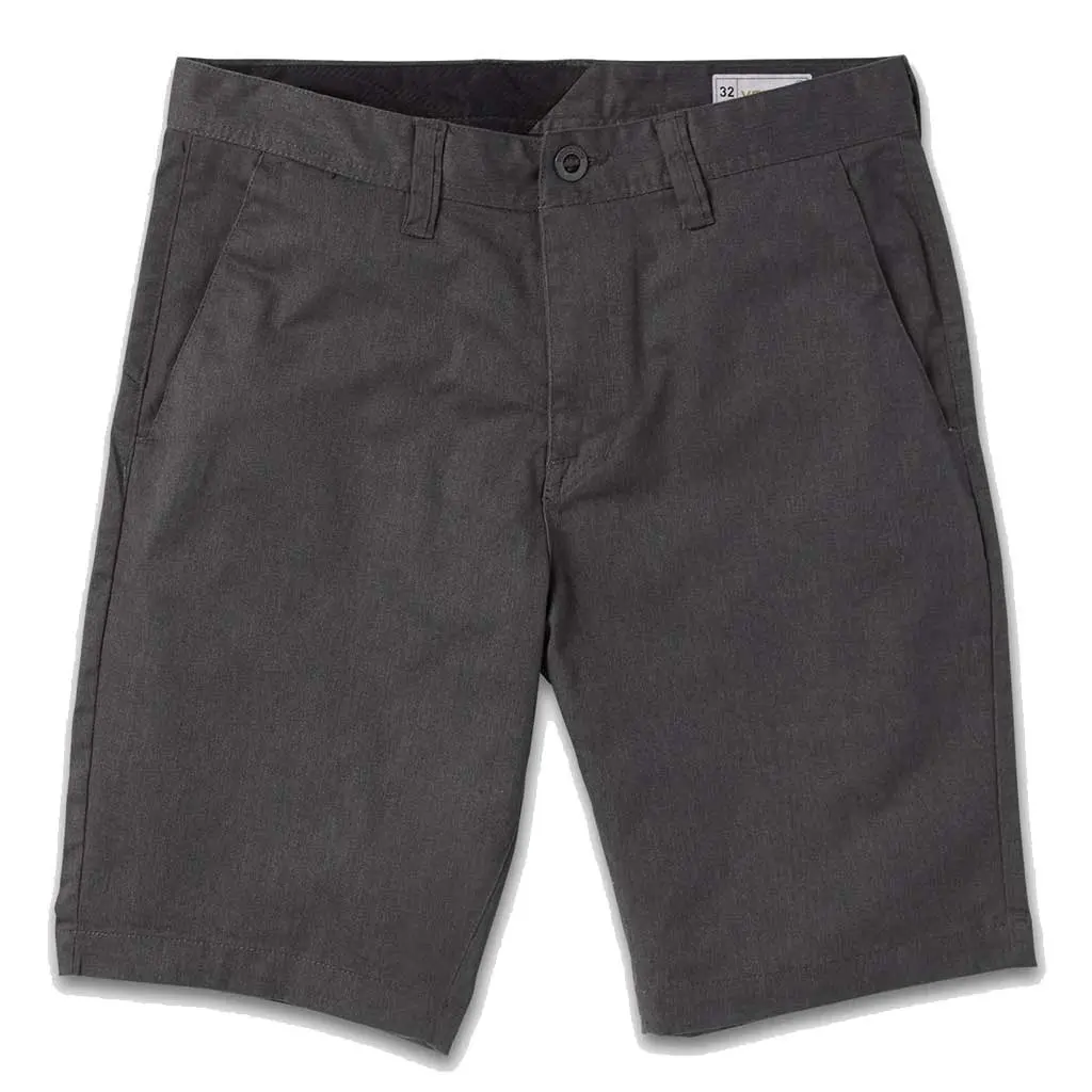 Volcom Frickin Modern Stretch Shorts - Charcoal Heather 1