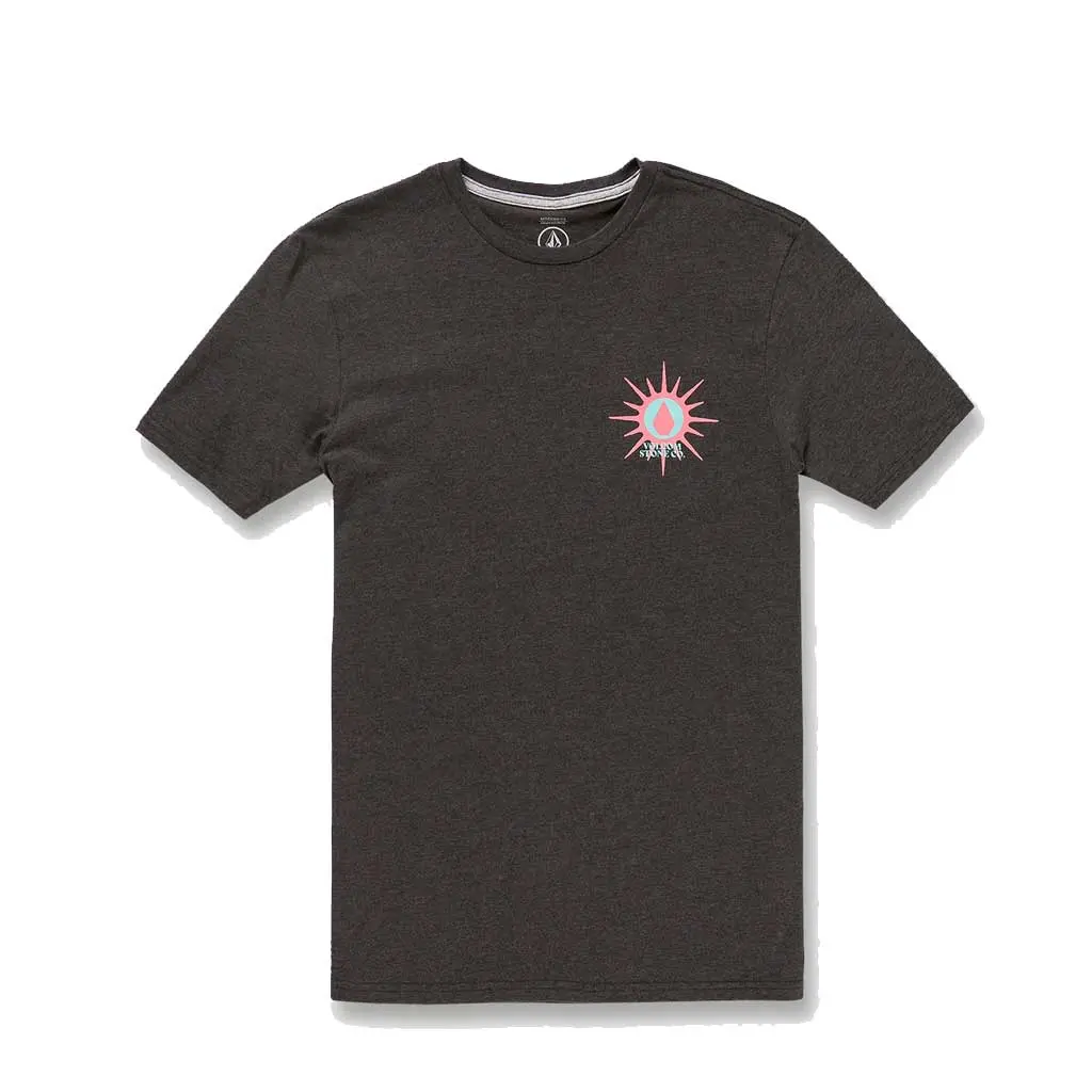 Volcom Fun Burn S/S Tee - Dark Black Heather 1