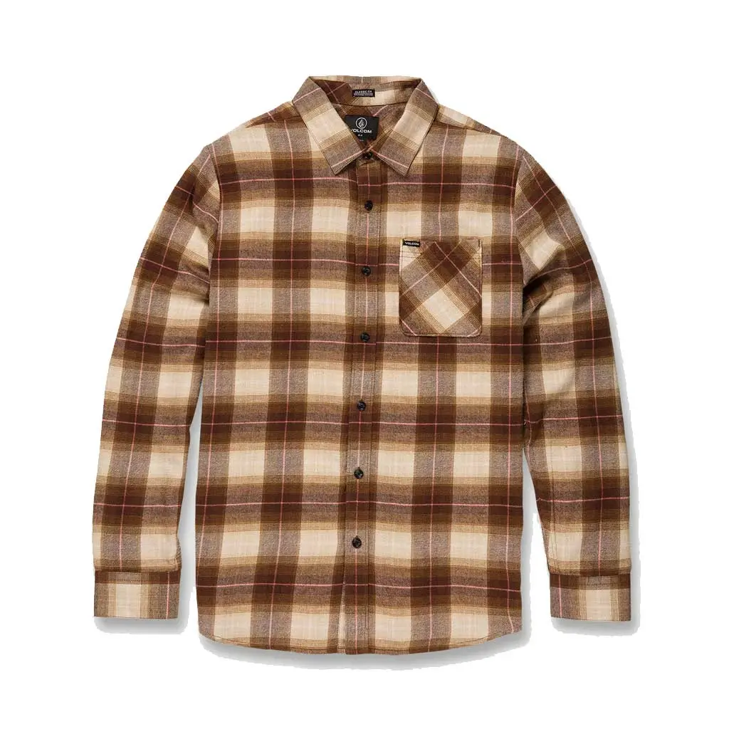 Brixton Kemostone L/S Flannel -  Rubber 1