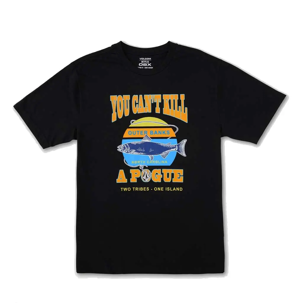 Volcom X Outer Banks Can't Kill Pogue Tee - Black 1