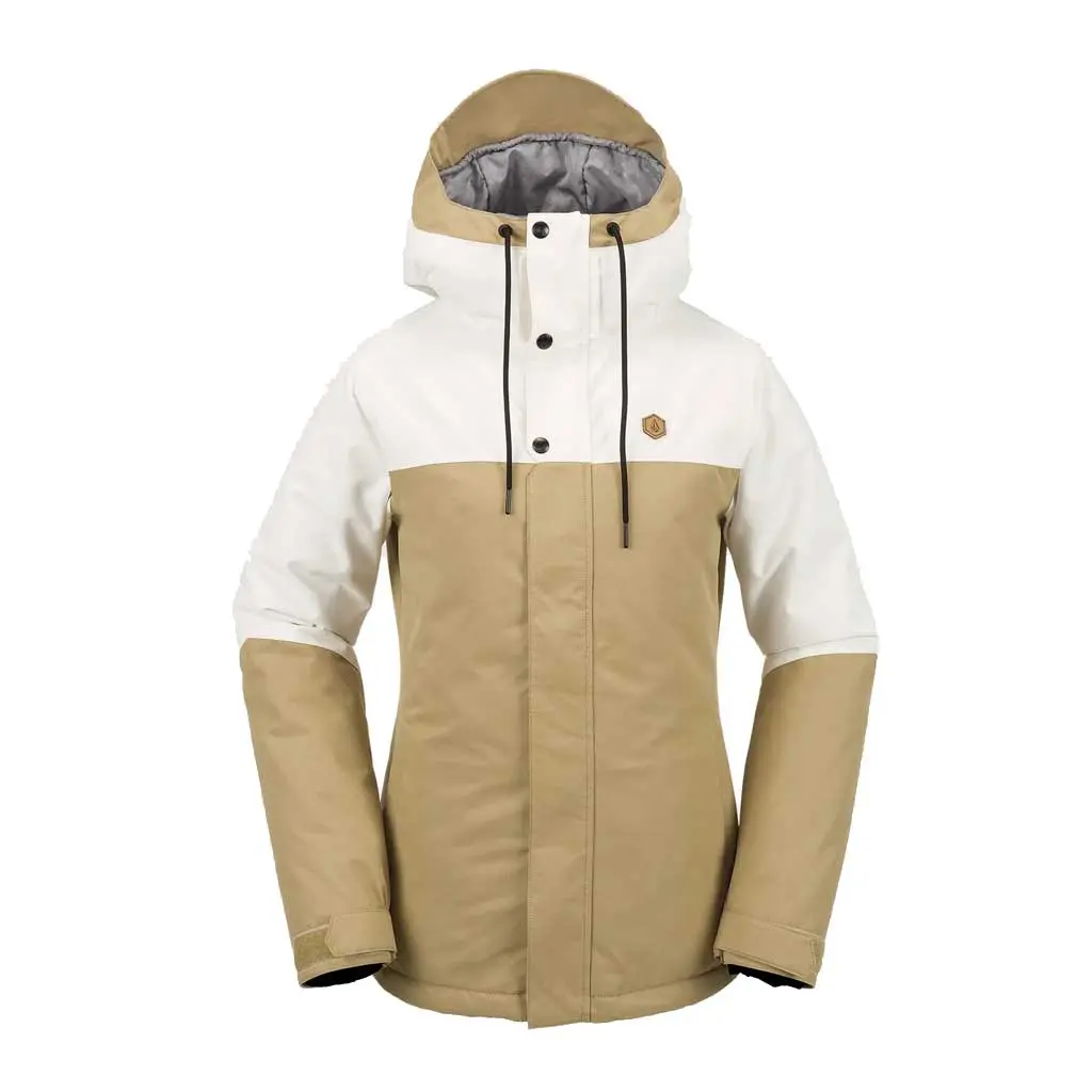 Volcom 23/24 Women's Bolt Ins. Jacket - Dark Khaki 1