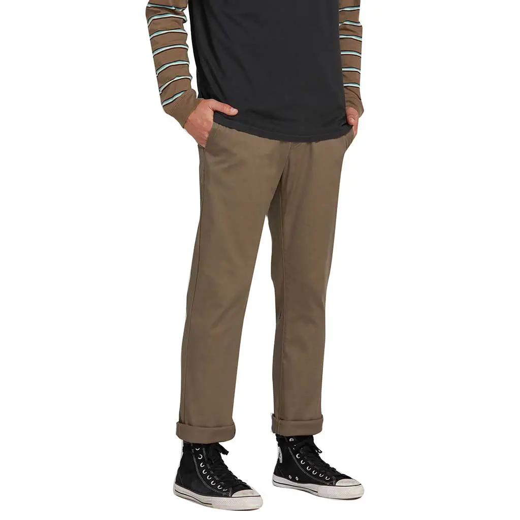 Volcom Frickin Modern Stretch Pant - Mushroom 1