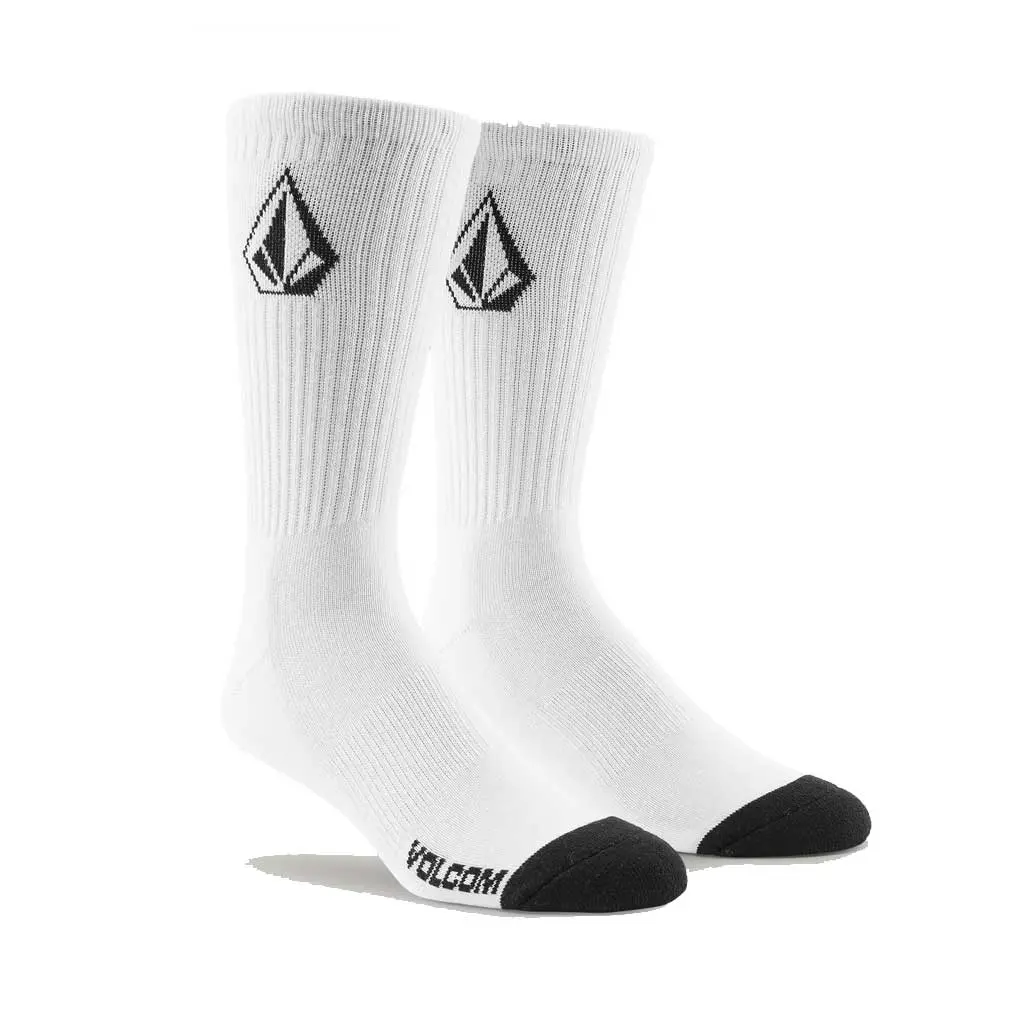 Volcom Full Stone Sock 3Pk - White 1