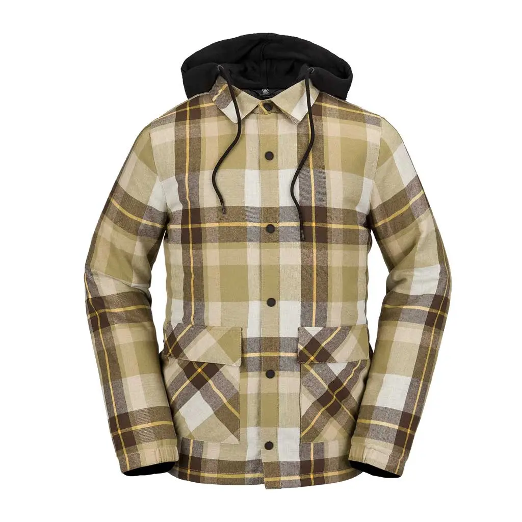 Volcom 23/24 Ins Riding Flannel - Khakiest 1