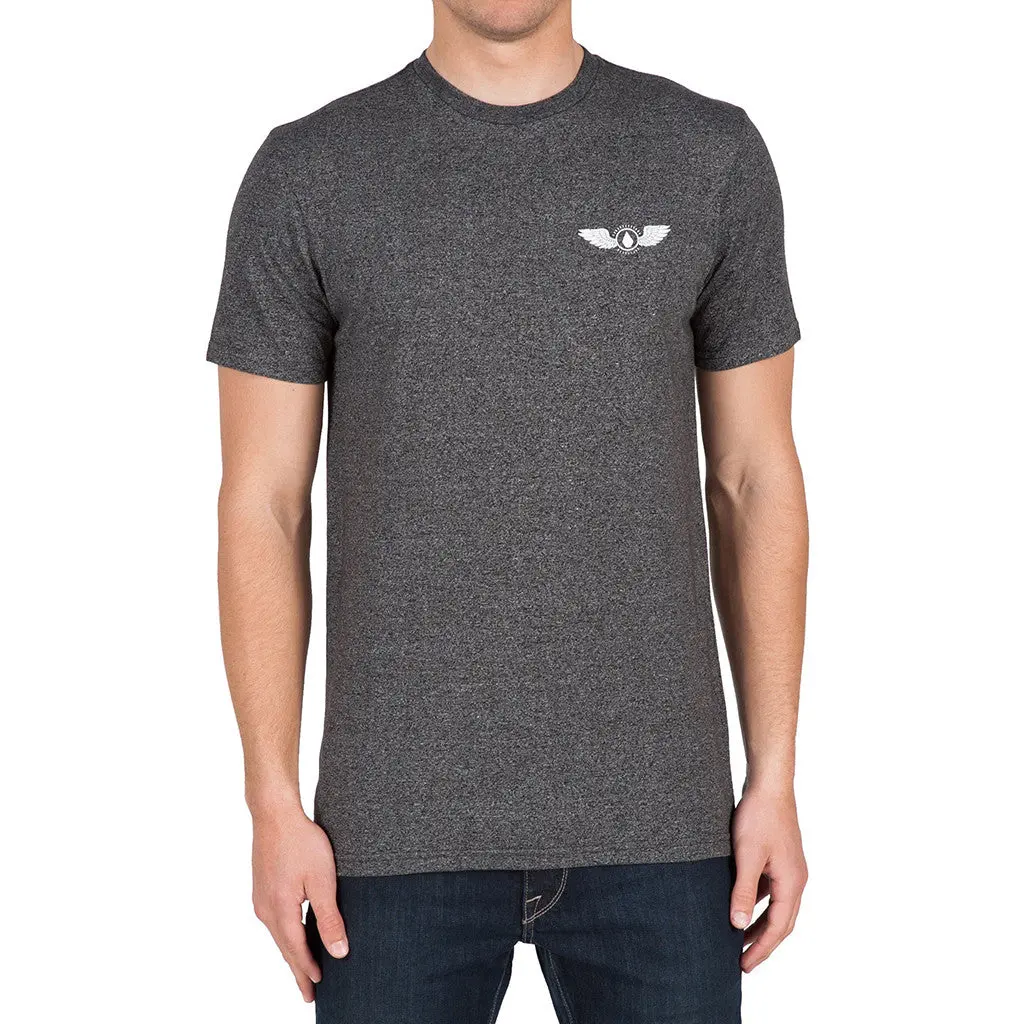 Volcom Bolder S/S Tee - Heather Black 1