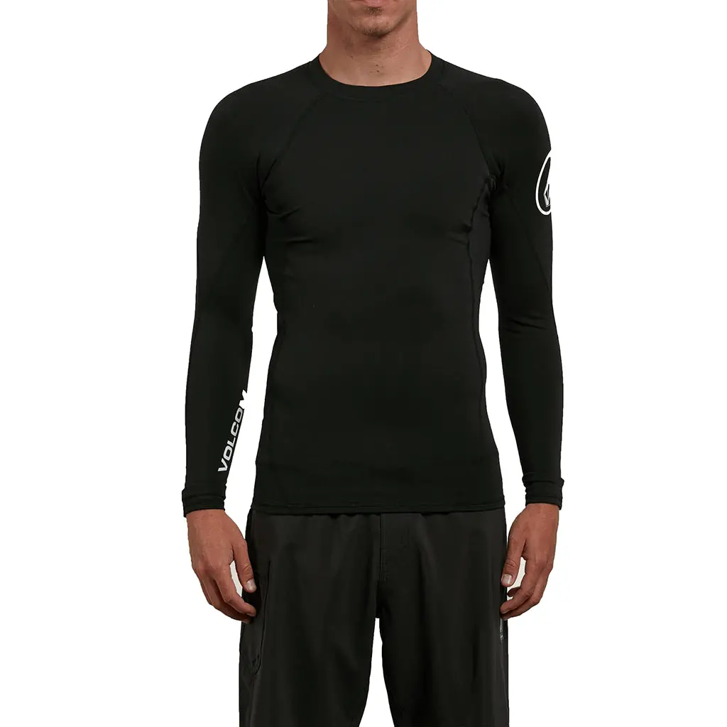 Volcom Hotainer L/S Rashguard - Black 1