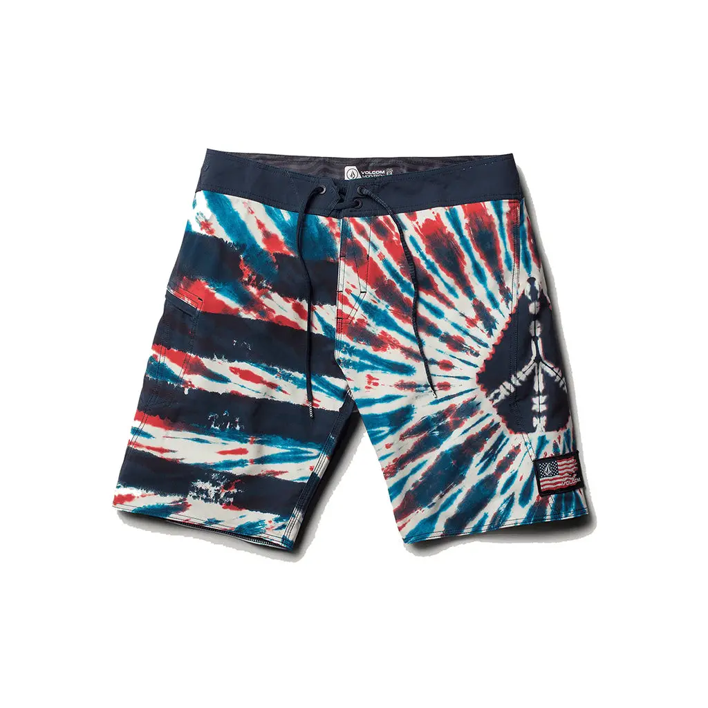 Volcom Peace Stone Mod 20 Boardshort - True Blue 1
