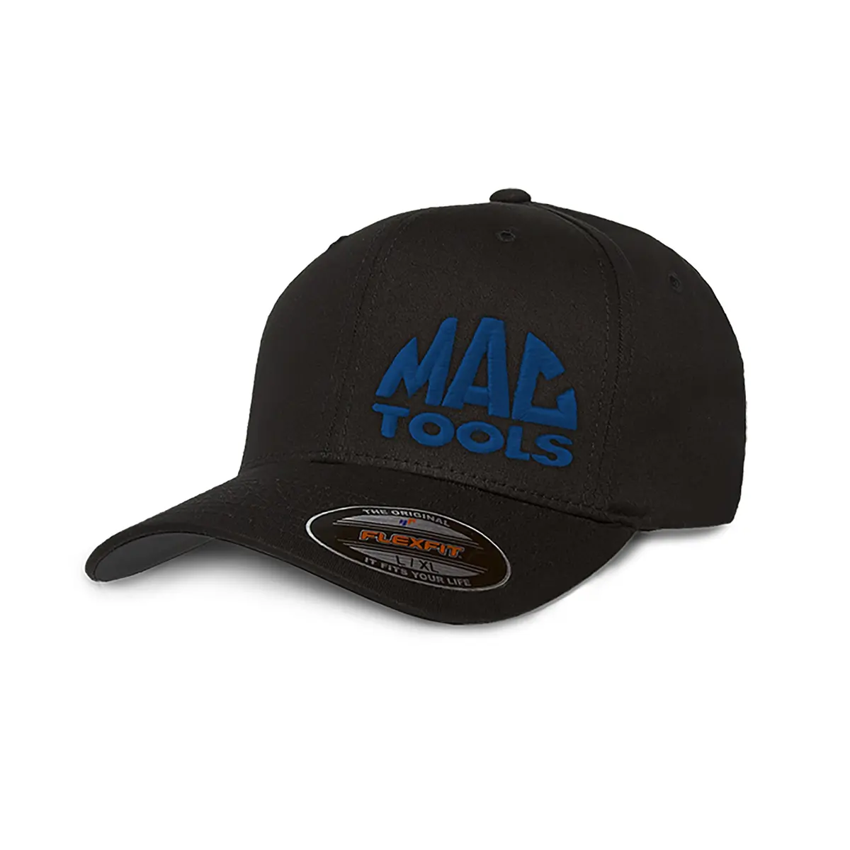 Black Flexfit Hat W/ Blue Dome 3