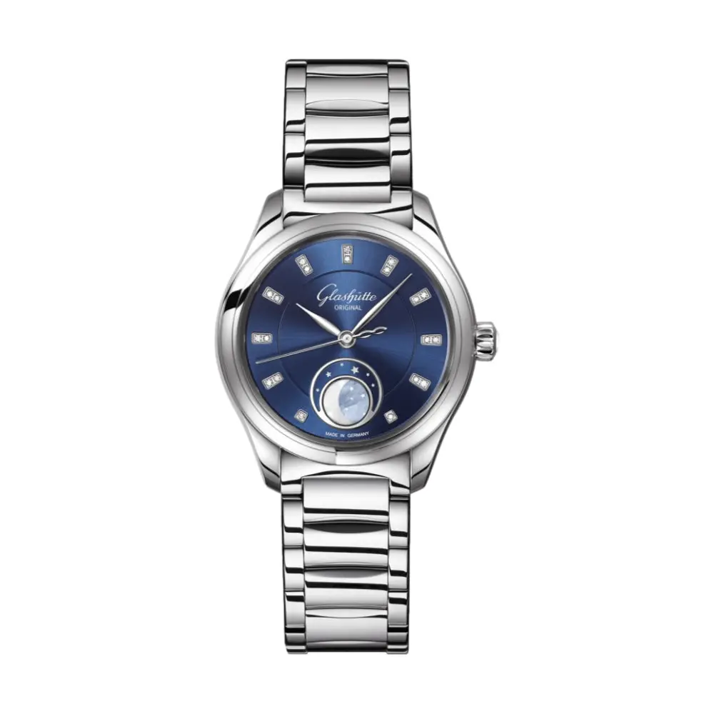 Serenade Luna Automatic 32.5Mm - Blue On Bracelet 1