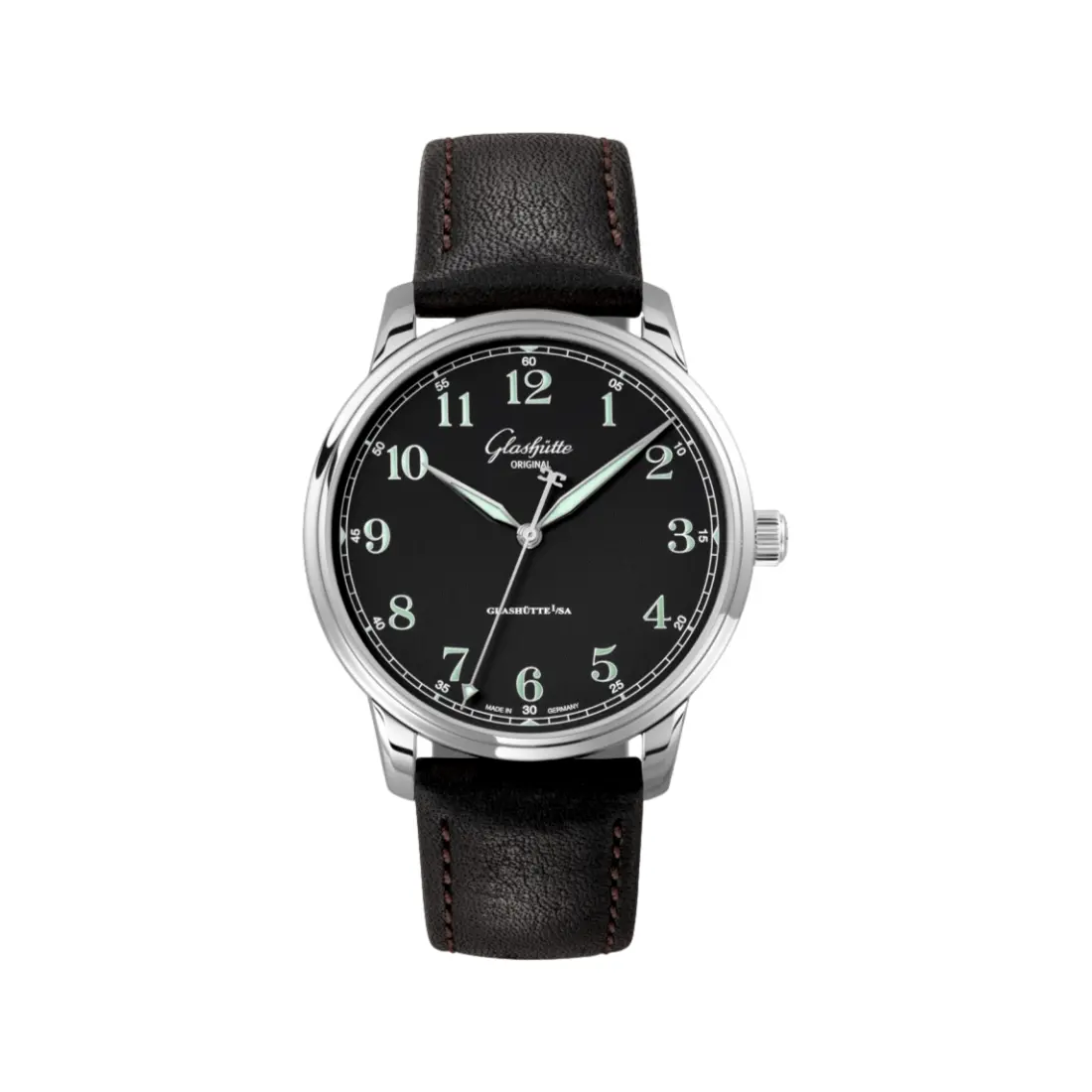 Senator Excellence Varnish Black 40Mm - Varnish Black On Strap 1