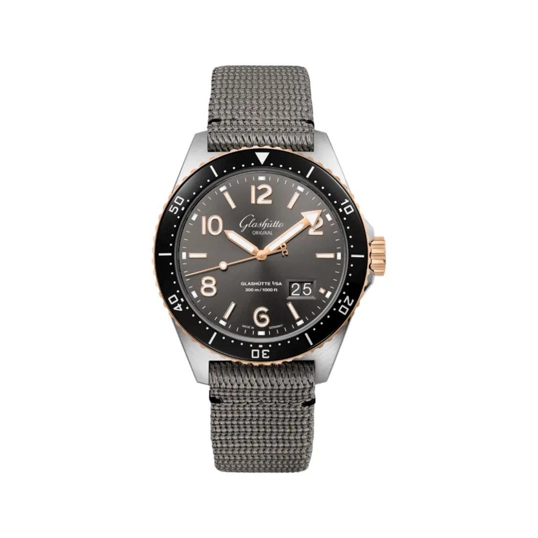 Seaq Panorama Date 43Mm - Galvanized Grey On Strap 1