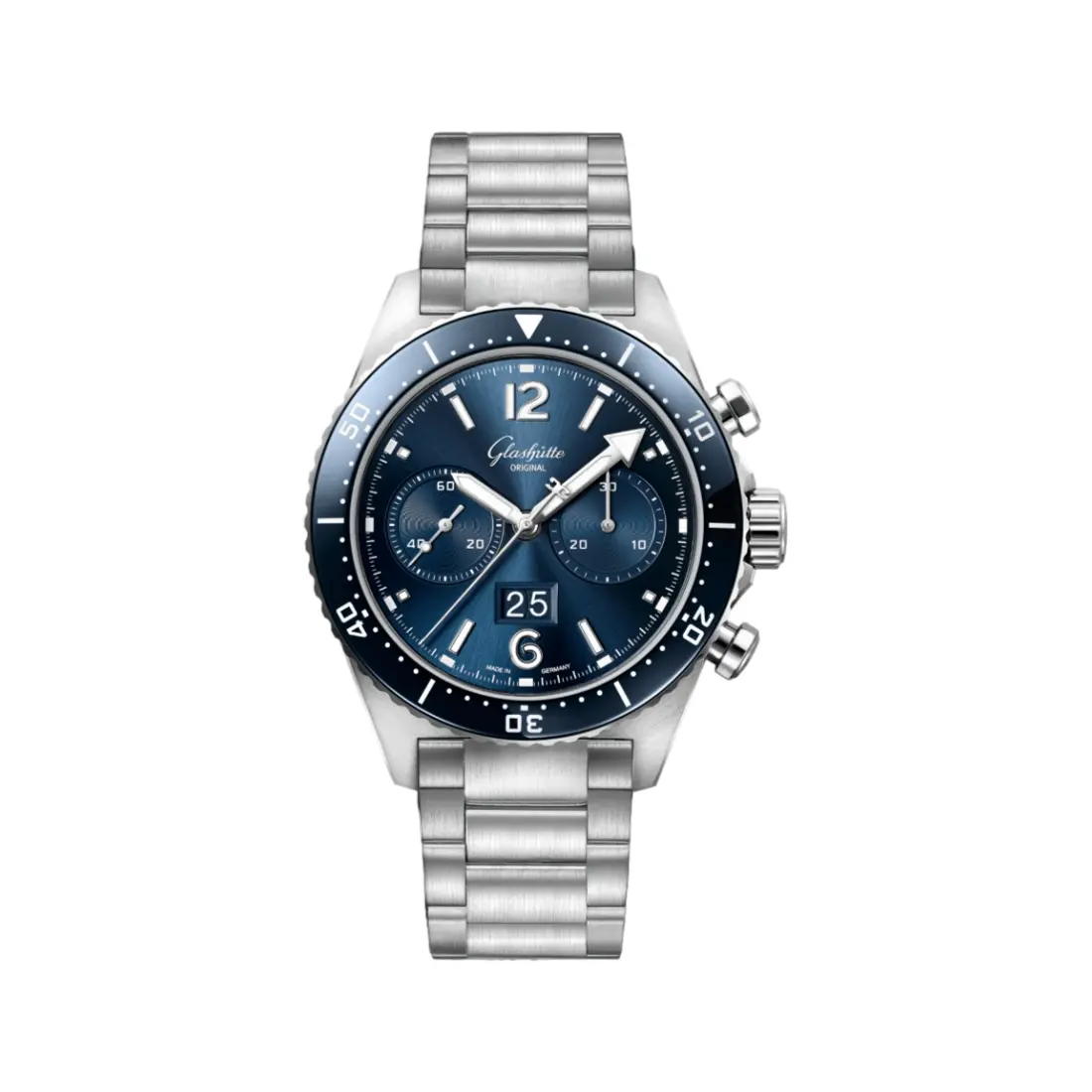 Seaq Chronograph 43.2Mm - Blue On Bracelet 1