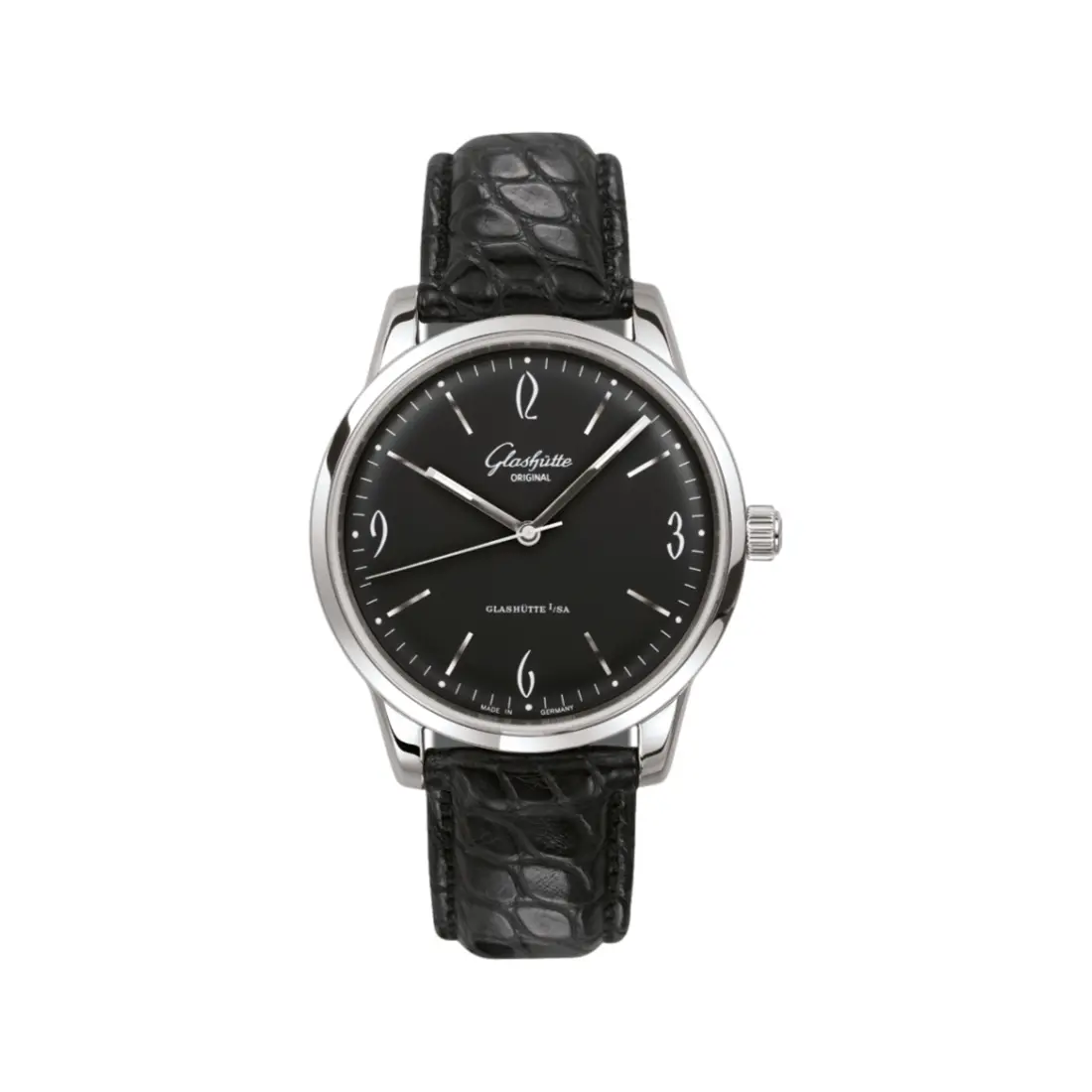Sixties 39Mm - Galvanized Black On Strap 1