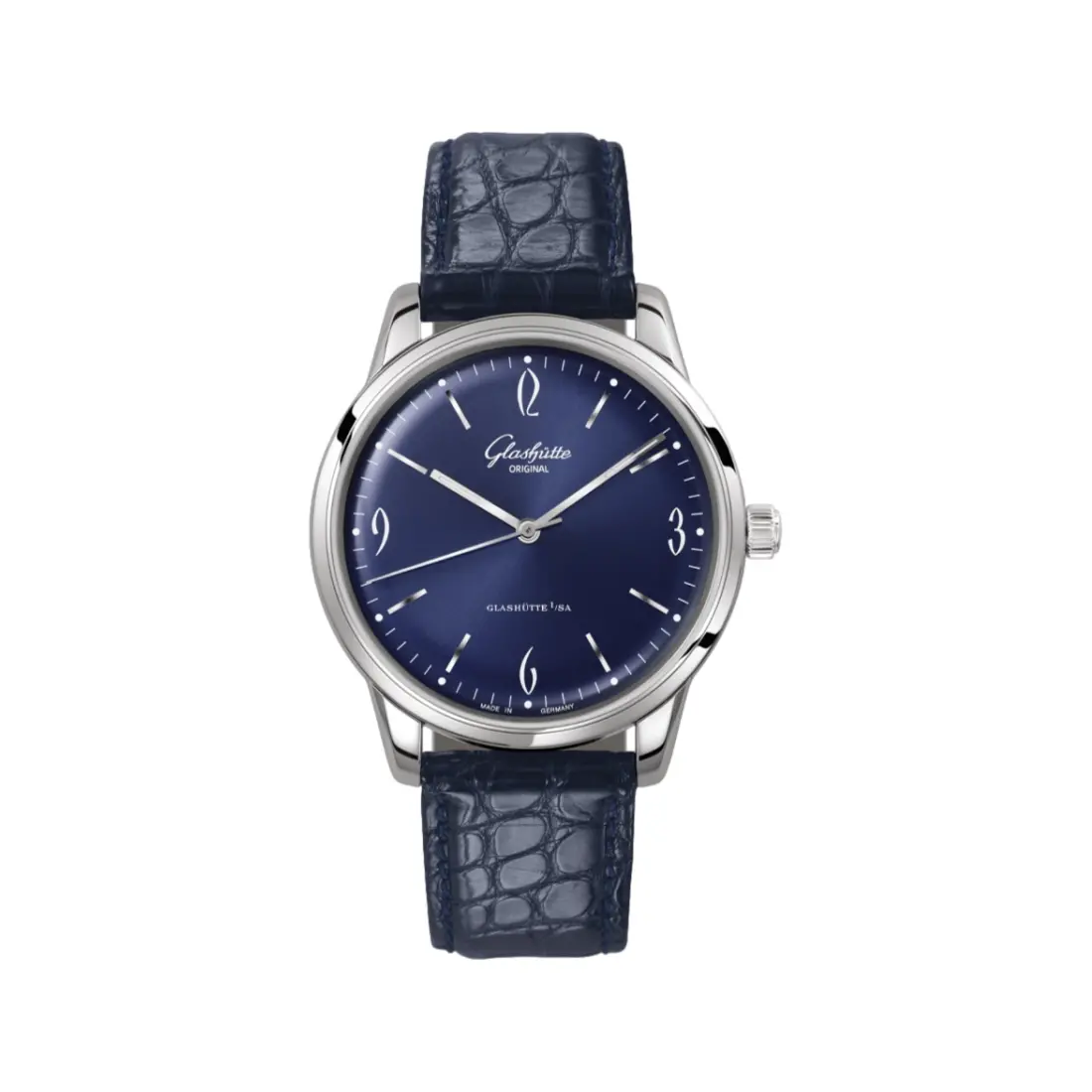 Sixties 39Mm - Galvanized Blue On Strap 1