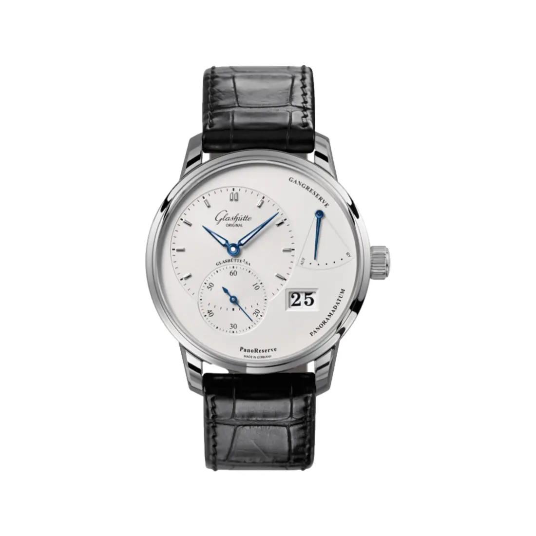Panoreserve 40Mm - Silver On Strap 1