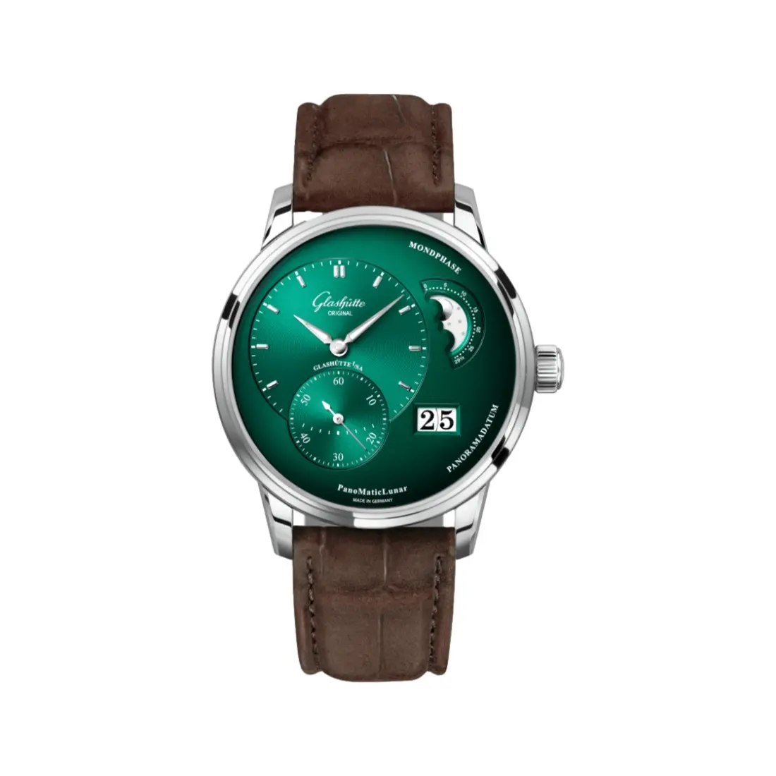 Panomaticlunar 40Mm - Green On Strap 1