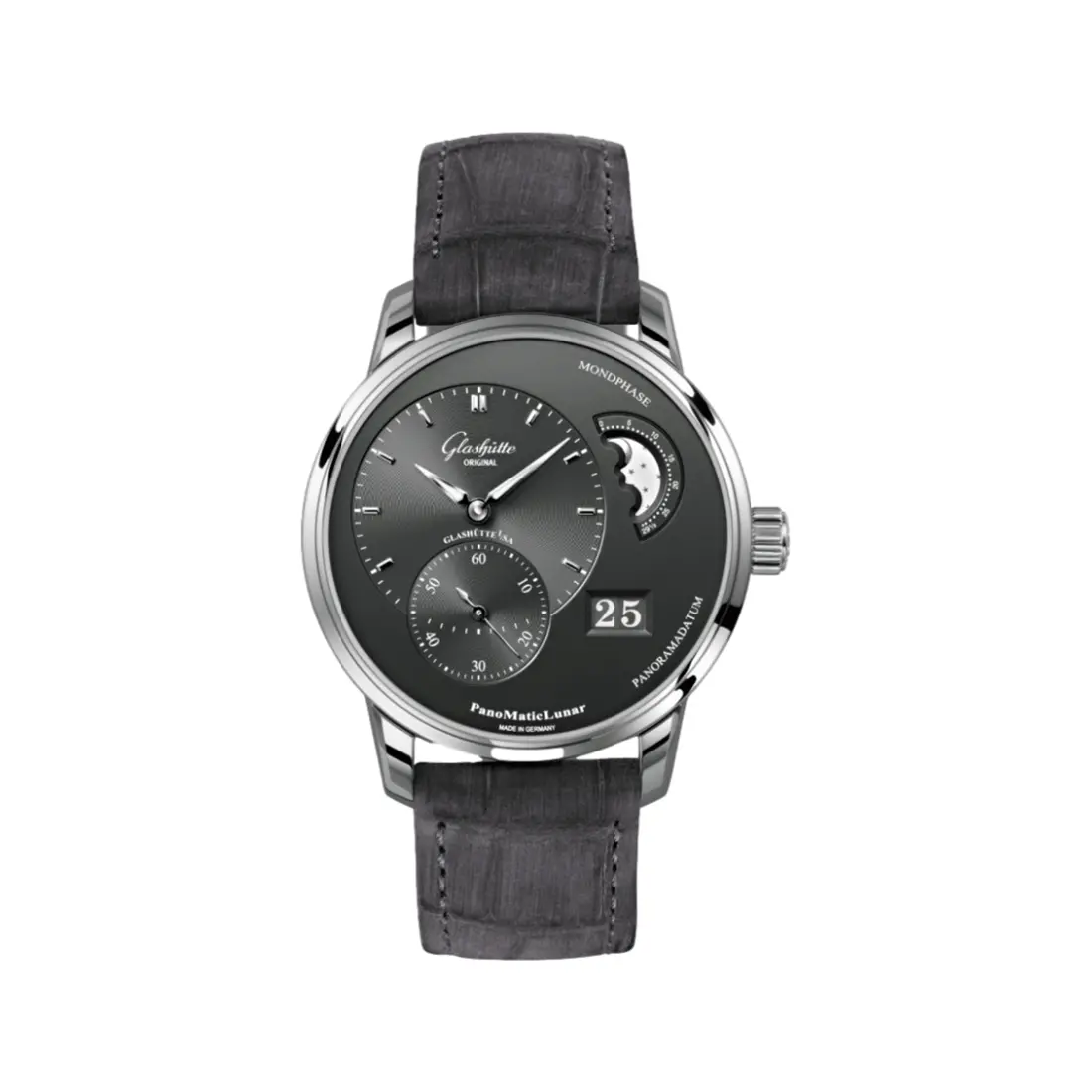 Panomaticlunar 40Mm - Grey On Strap 1