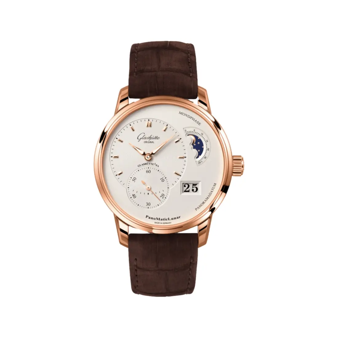 Panomaticlunar Red Gold 40Mm - Ivory On Strap 1