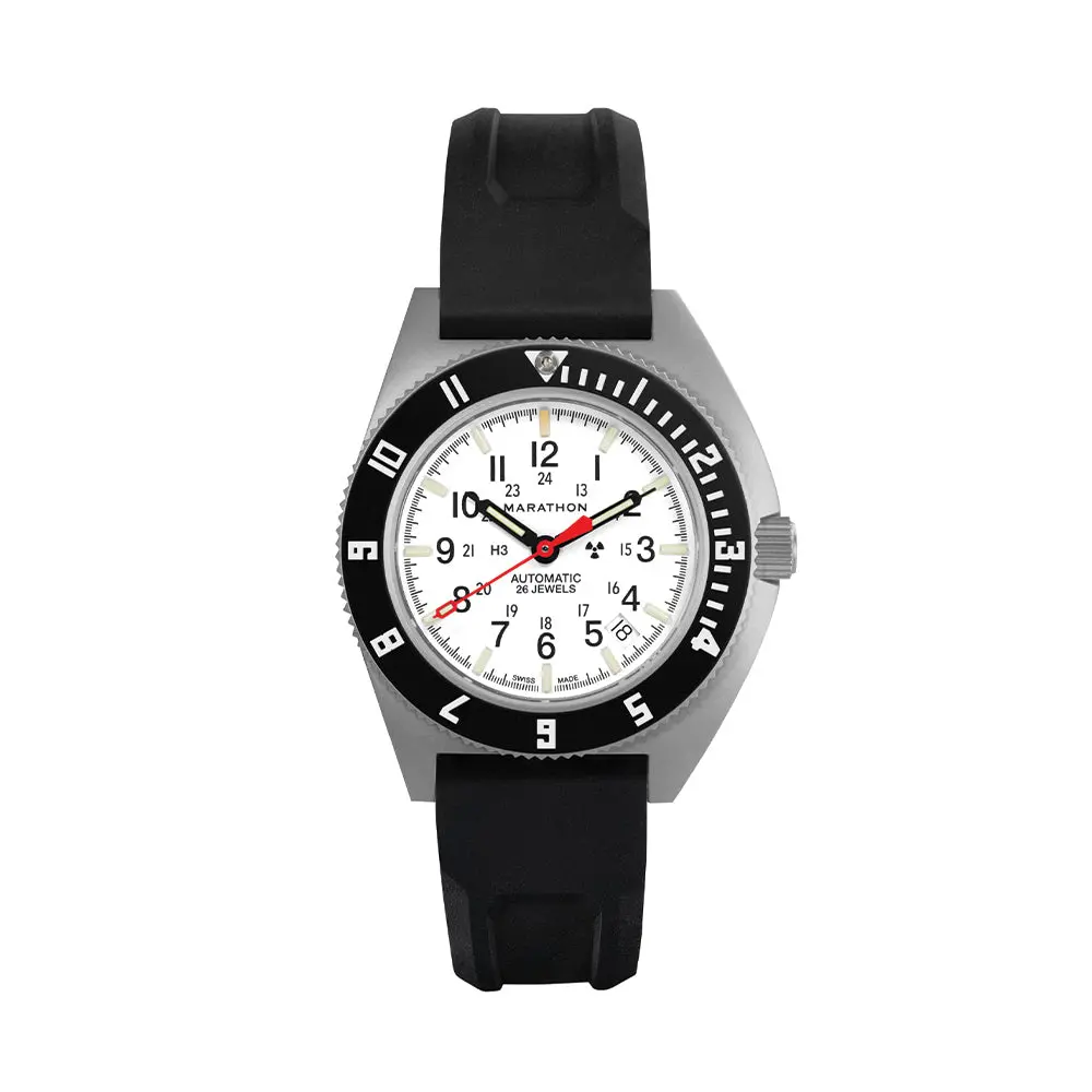 Ssnav-D Arctic Edition 41Mm - White On Rubber Strap 1