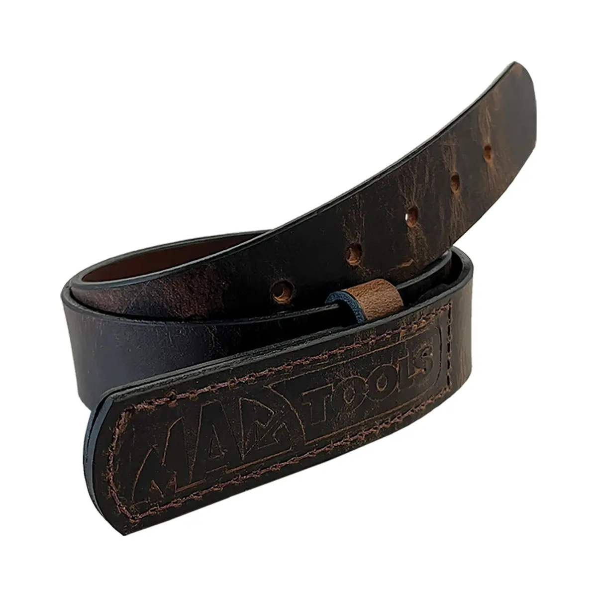 Mac Tools Scratchless Brown Leather Belt 3