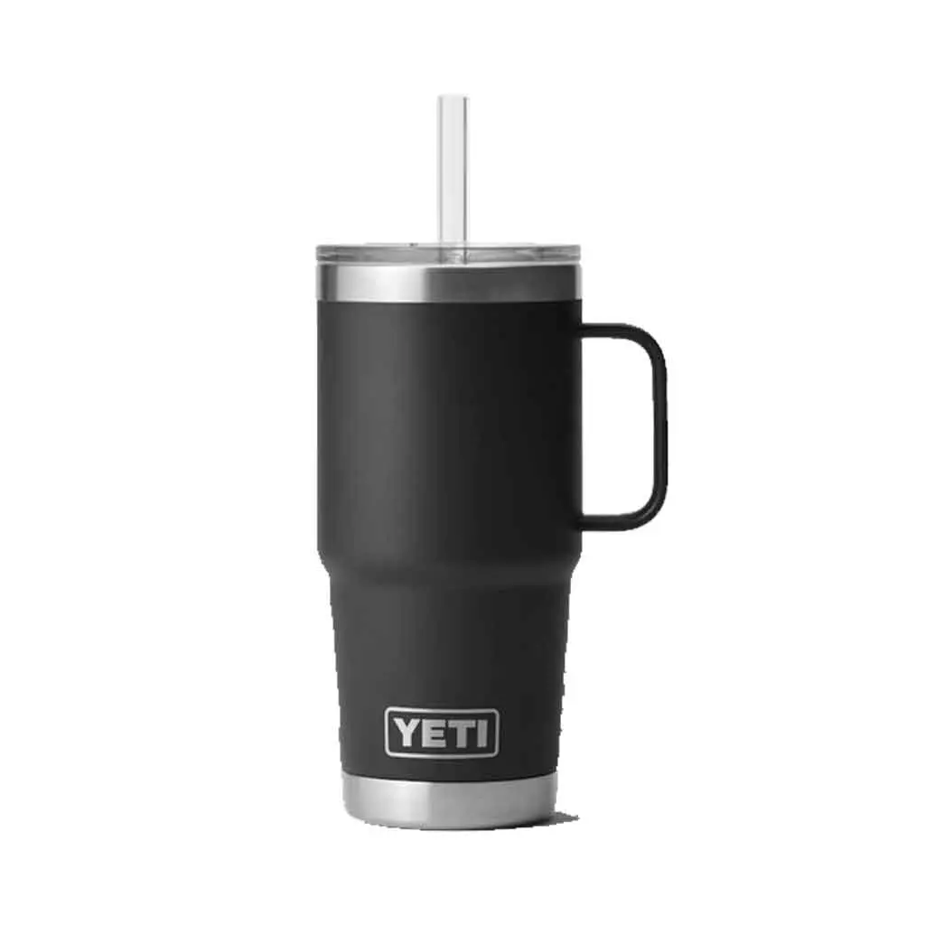 Yeti Rambler 25Oz Straw Mug - Black 1