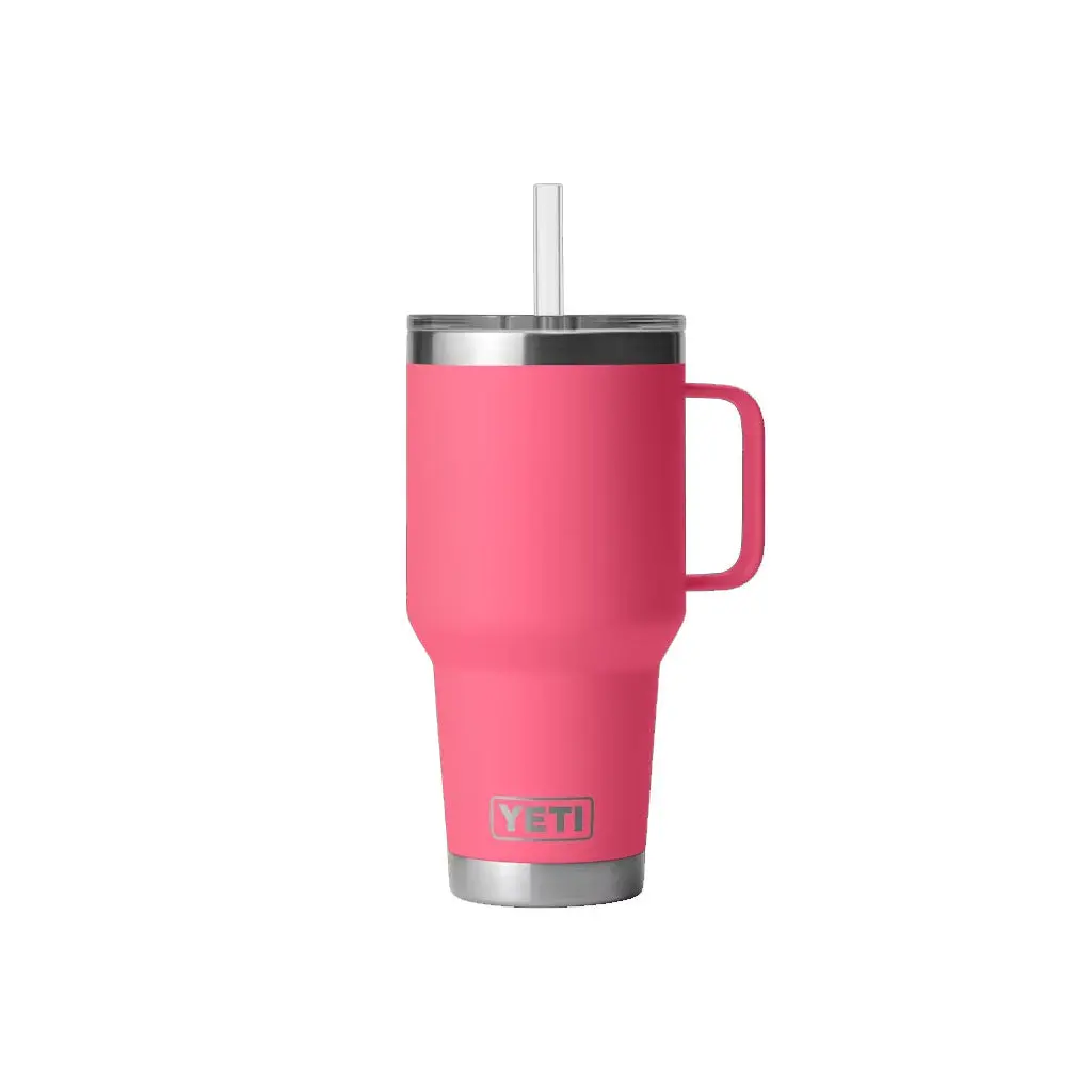 Yeti Rambler 35Oz Straw Mug - Tropical Pink 1