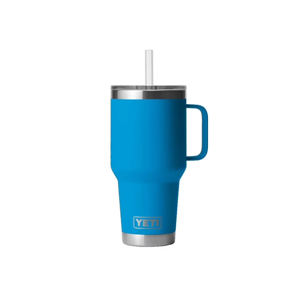 Yeti Rambler 35Oz Straw Mug - Big Wave Blue 1