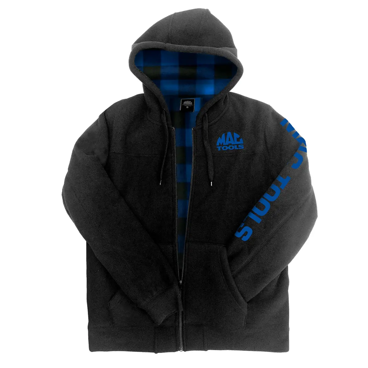 Polar Fleece Full Zip W/ Plaid 4