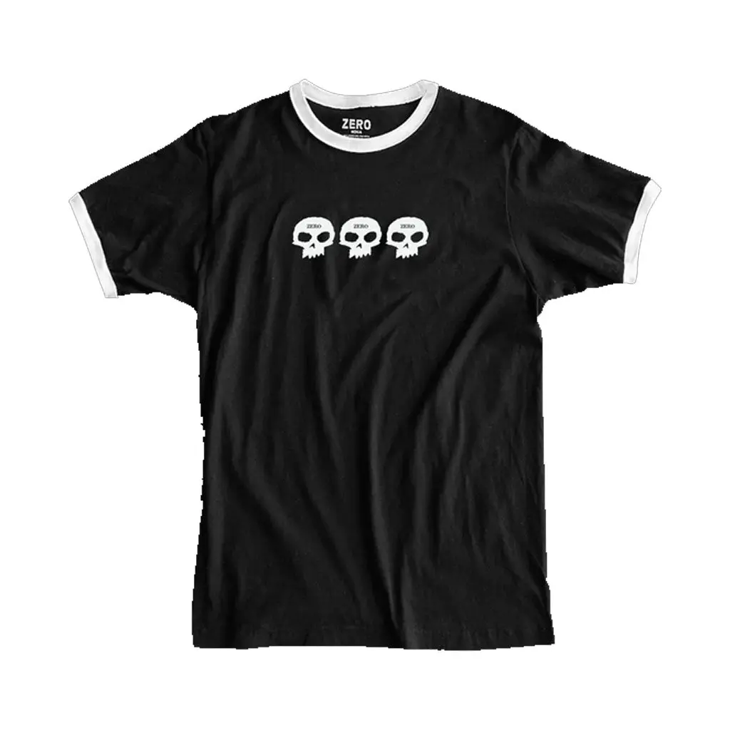 Zero Ringer 3 Skull S/S Tee - Black/Natural 1
