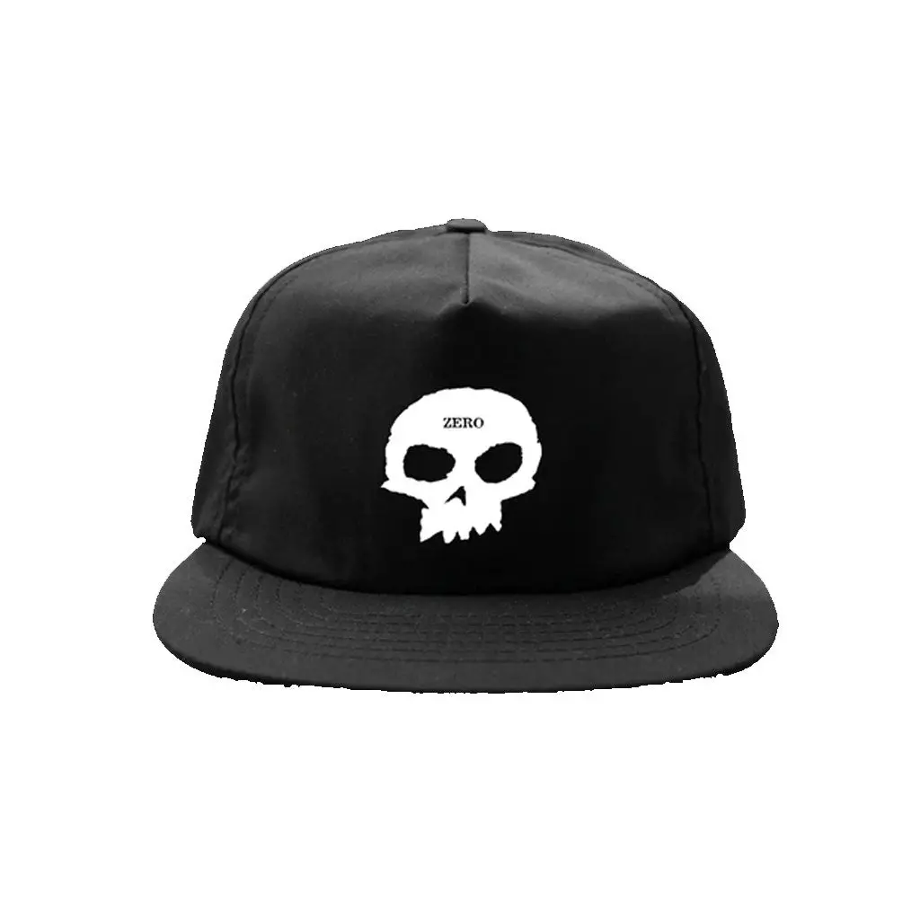 Zero Single Skull Hat Snapback - Black 1