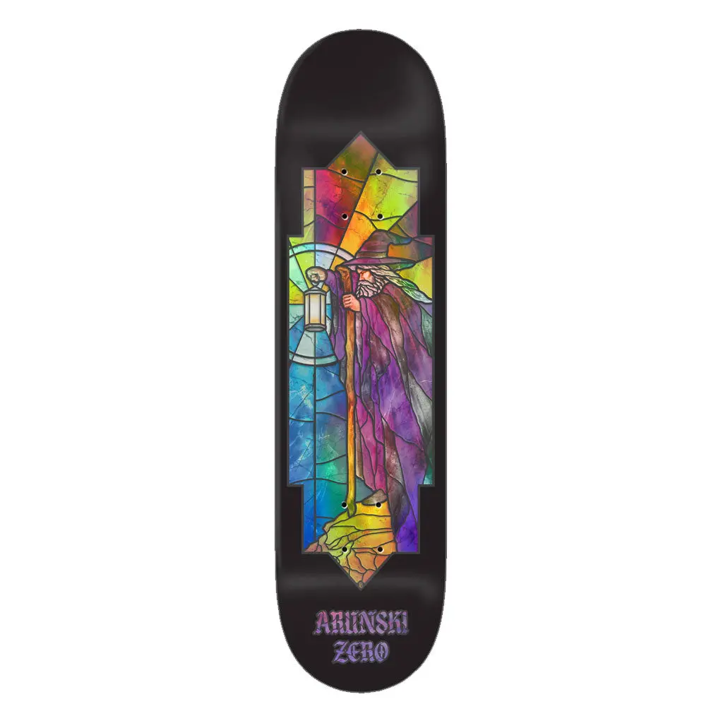 Zero Stained Glass Arunski Hermit 8.5" Deck 1