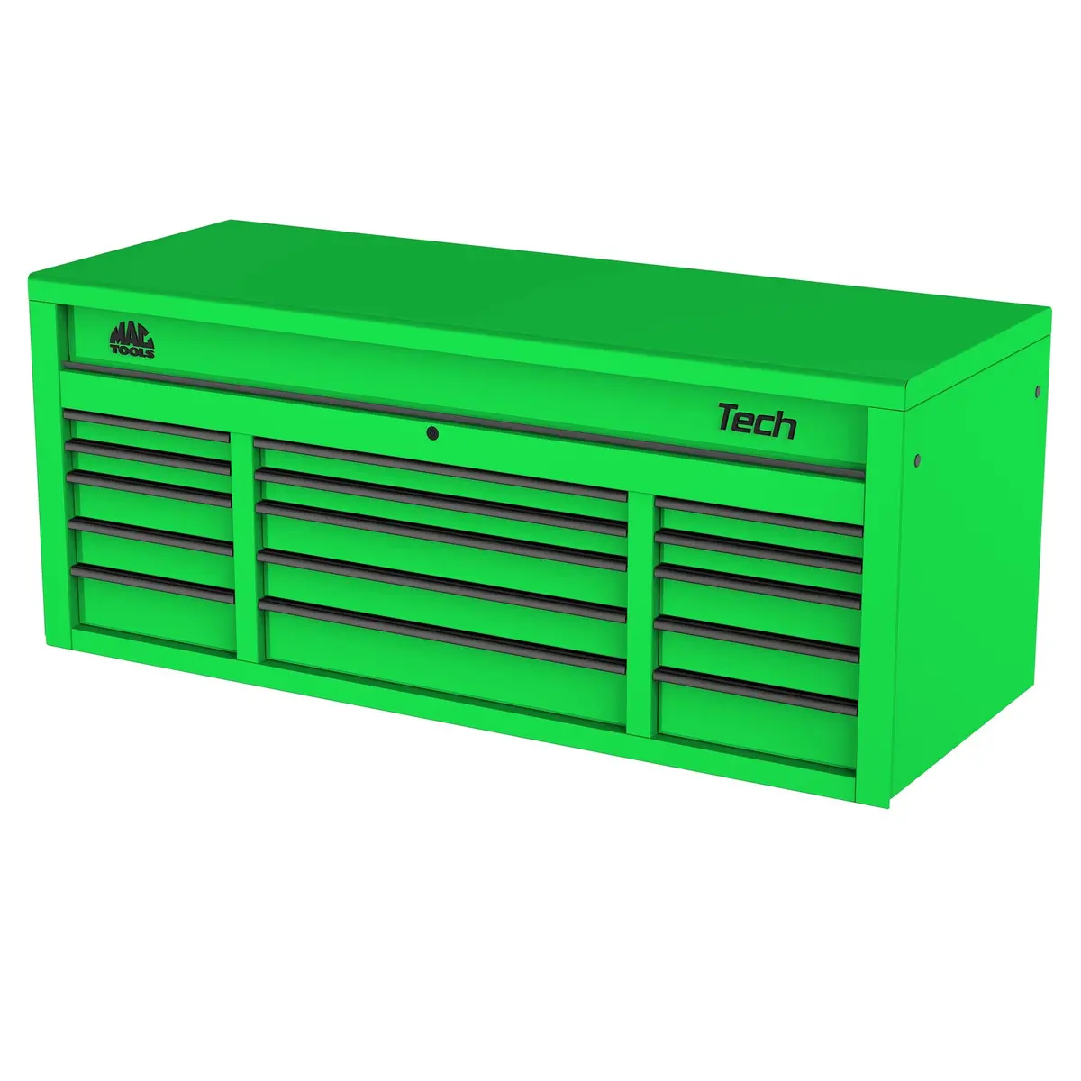 Tech™ Series 15-Drawer Top Chest - Lime Green 1