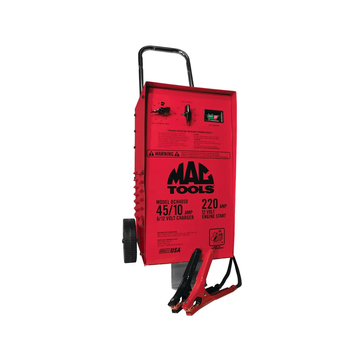 6/12V 45-Amp Manual Wheeled Charger With Timer 1