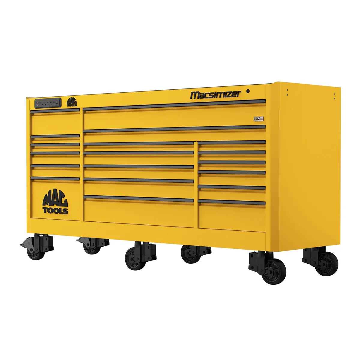 Macsimizer® 19-Drawer Workstation - Sunburst Yellow 1