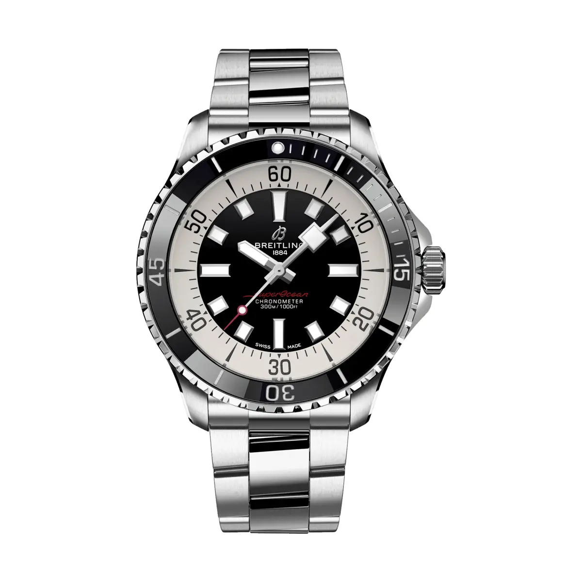 Superocean Automatic 44Mm - Black On Bracelet 1