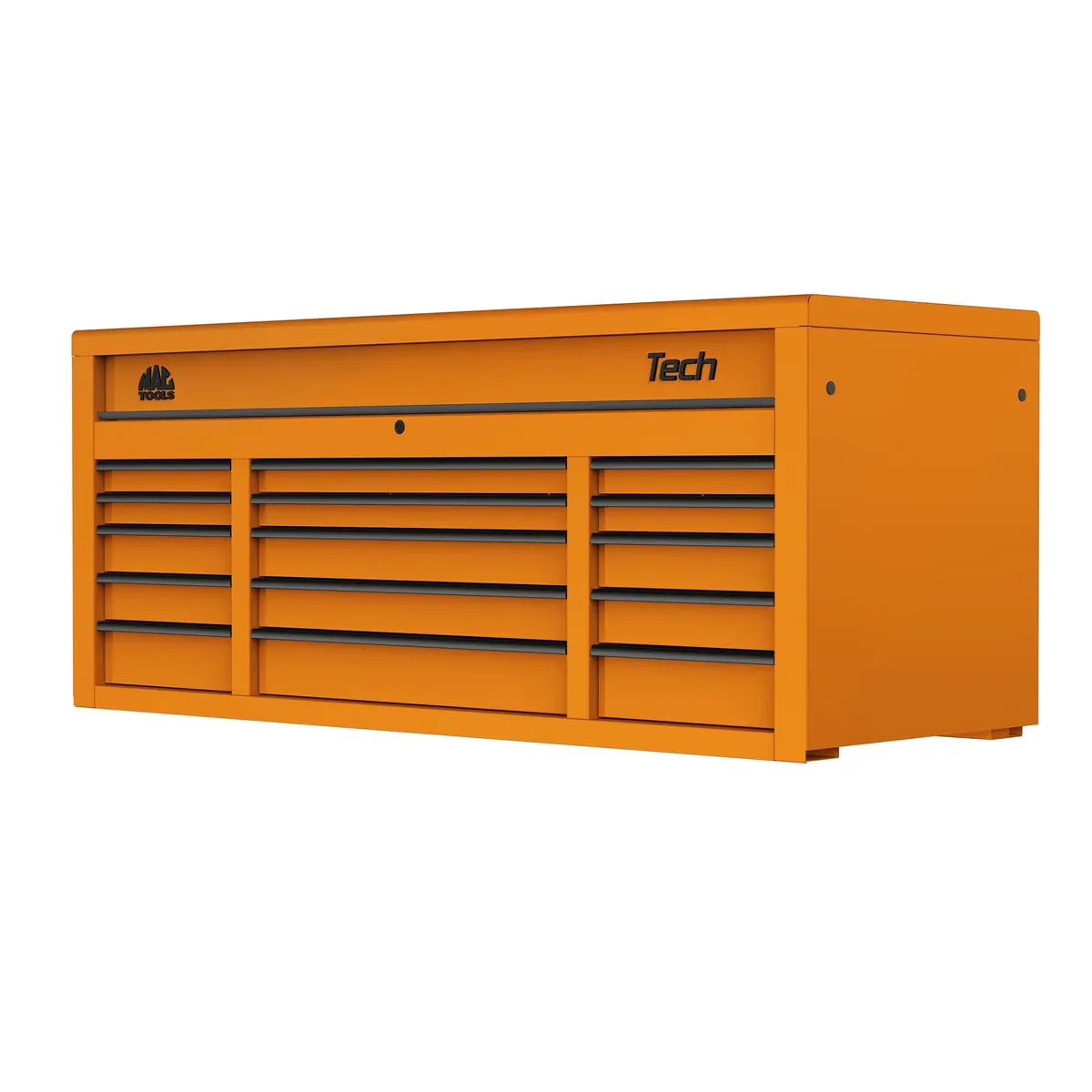 Tech™ Series 15-Drawer Top Chest - Fireball Orange 1