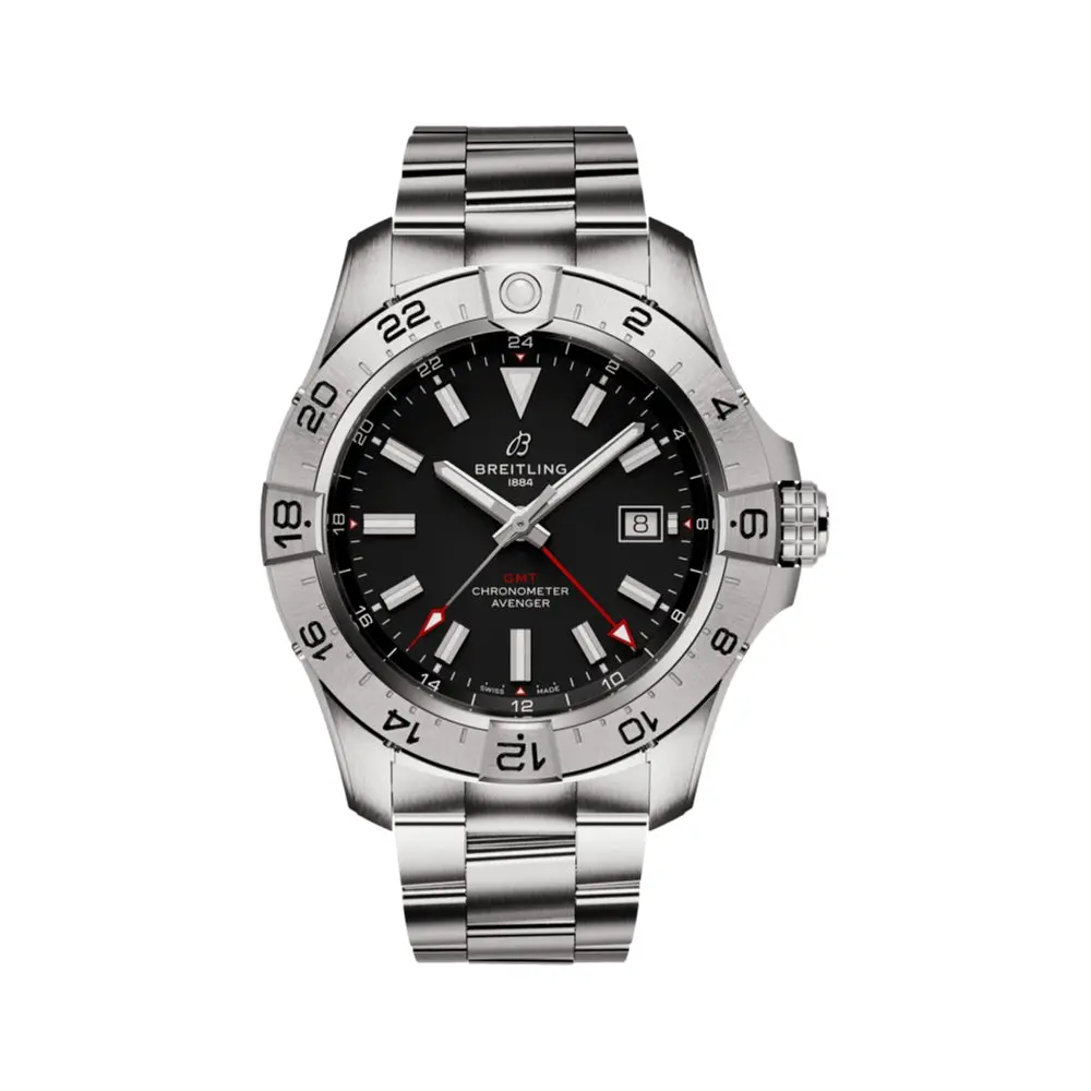 Avenger Automatic Gmt 44Mm - Black On Bracelet 1