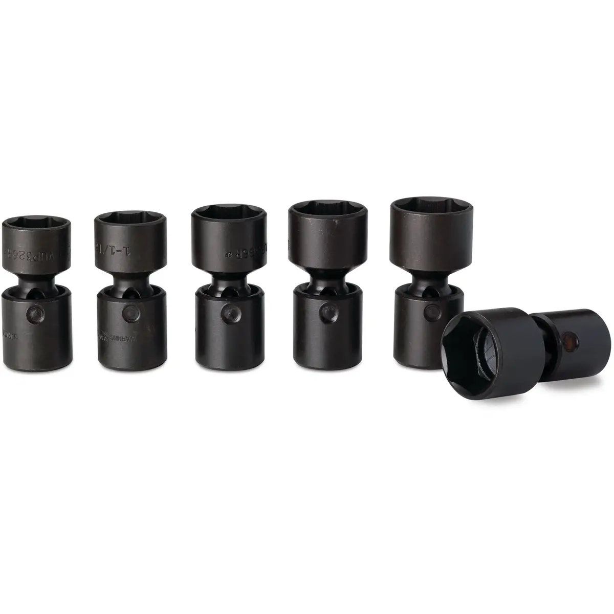 6-Pc. 1/2" Drive Sae Universal Impact Socket Set - 6-Pt. 1