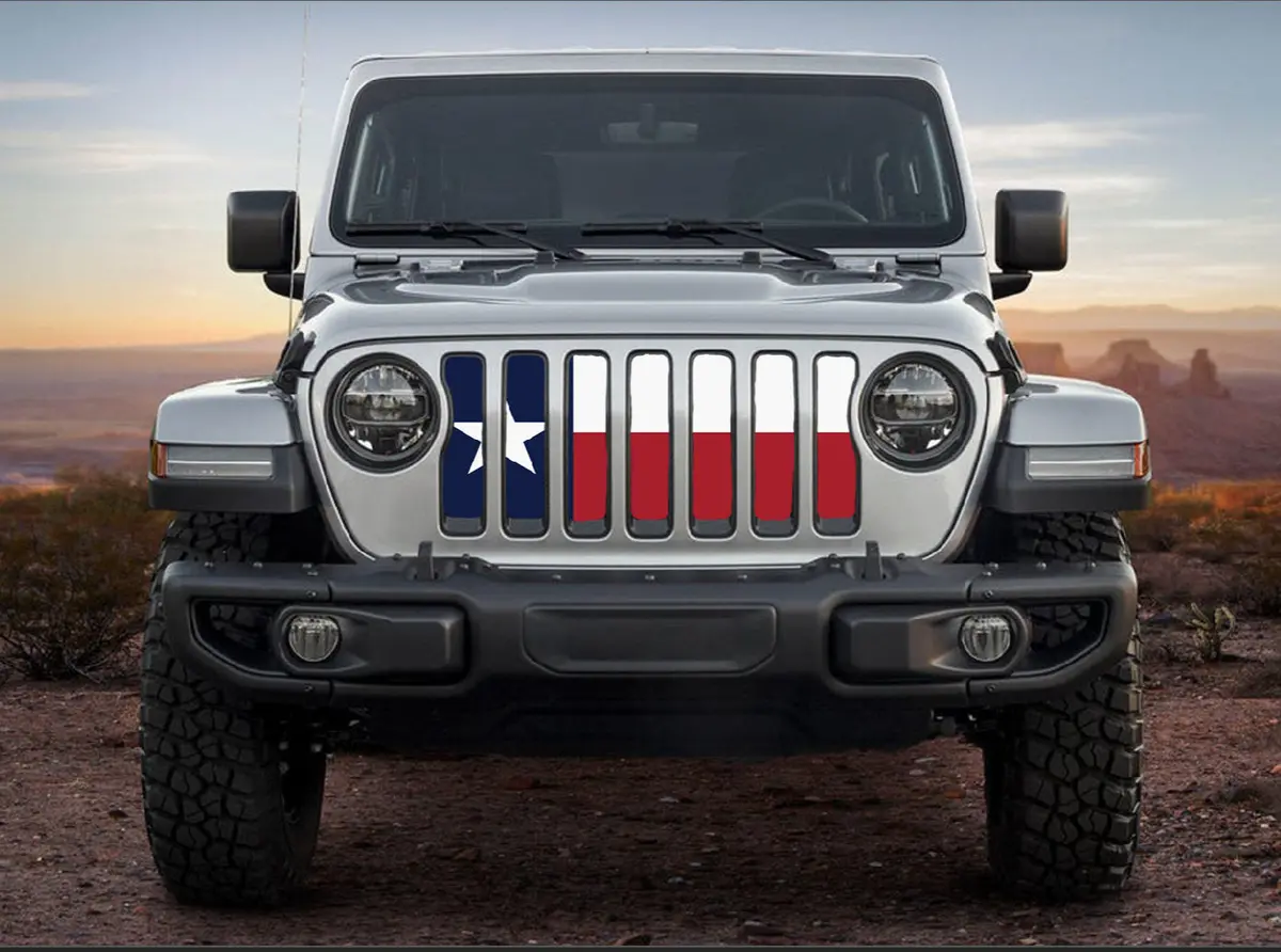 Texas Flag Grill Insert 2