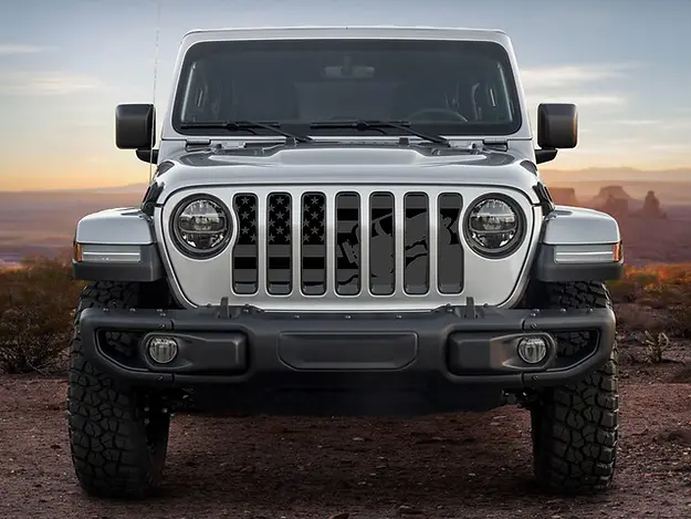 Dark Grey Crawler Flag Grill Insert 2