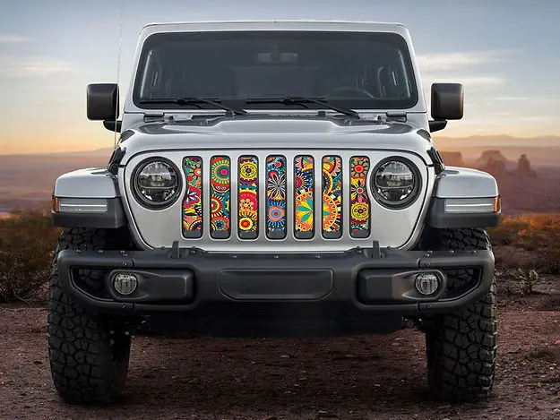 Hippie Floral Grill Insert 2