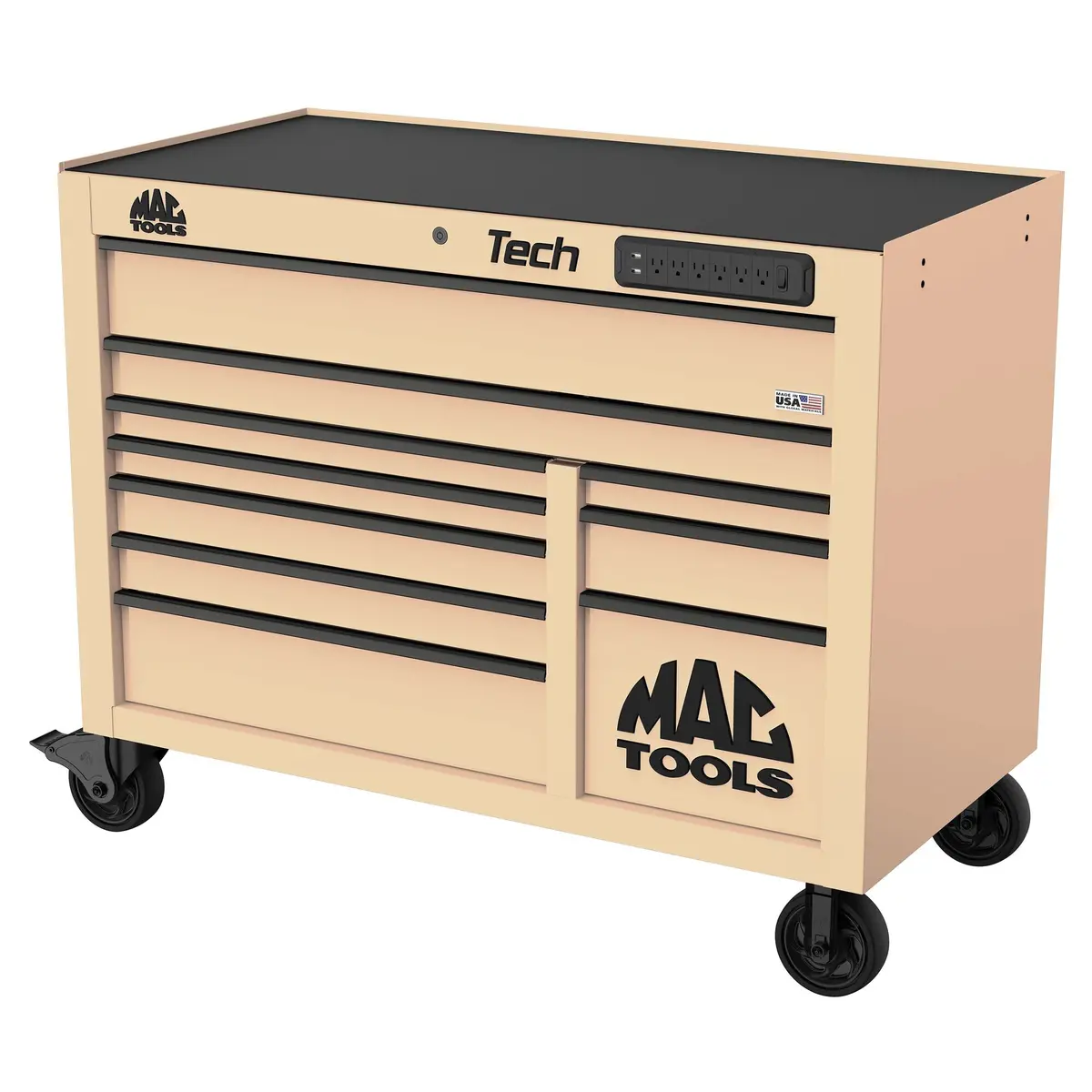 Tech™ Series 10-Drawer Workstation - Desert Tan 1