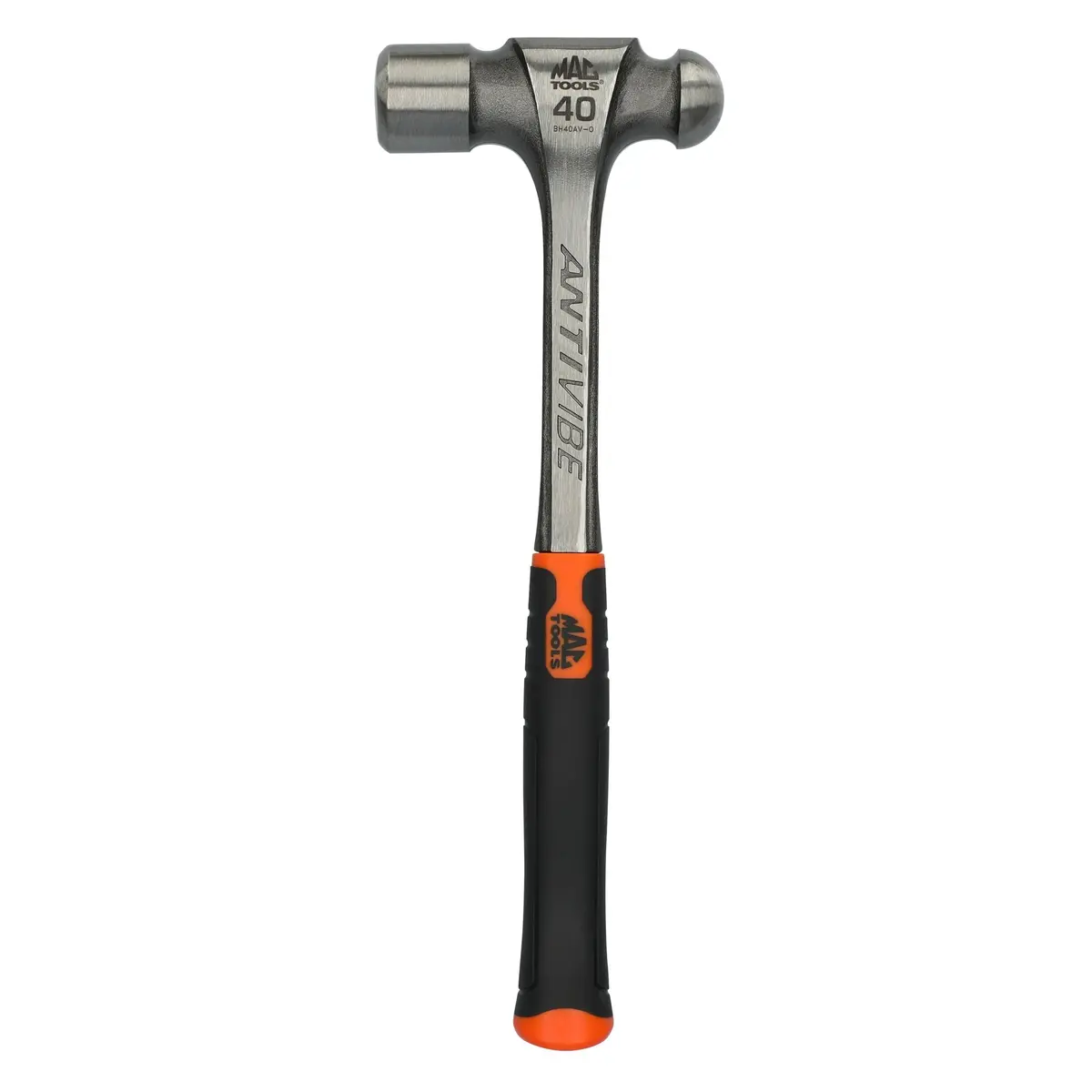 40 Oz. Anti-Vibe® Ball Peen Hammer - Hi-Vis Orange 1