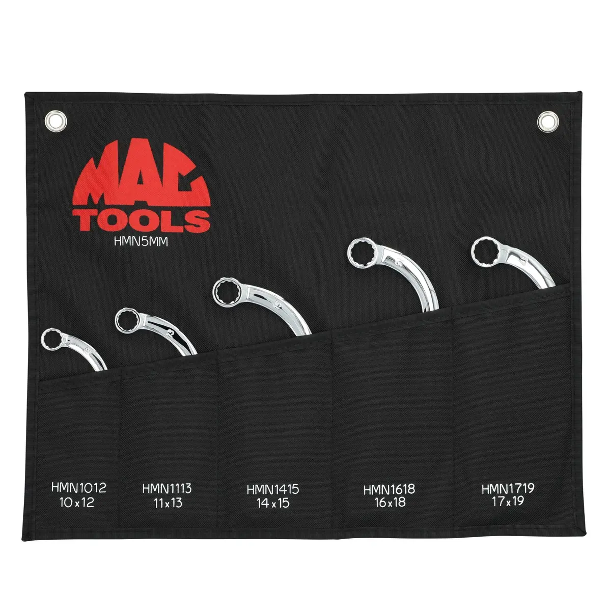 5-Pc. Metric Half-Moon Wrench Set - 12-Pt. 1