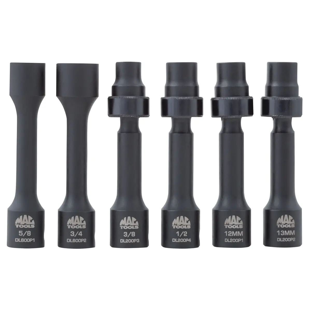 6-Pc. 1/2" Drive Impact Driveline Socket Set - 12-Pt. 1