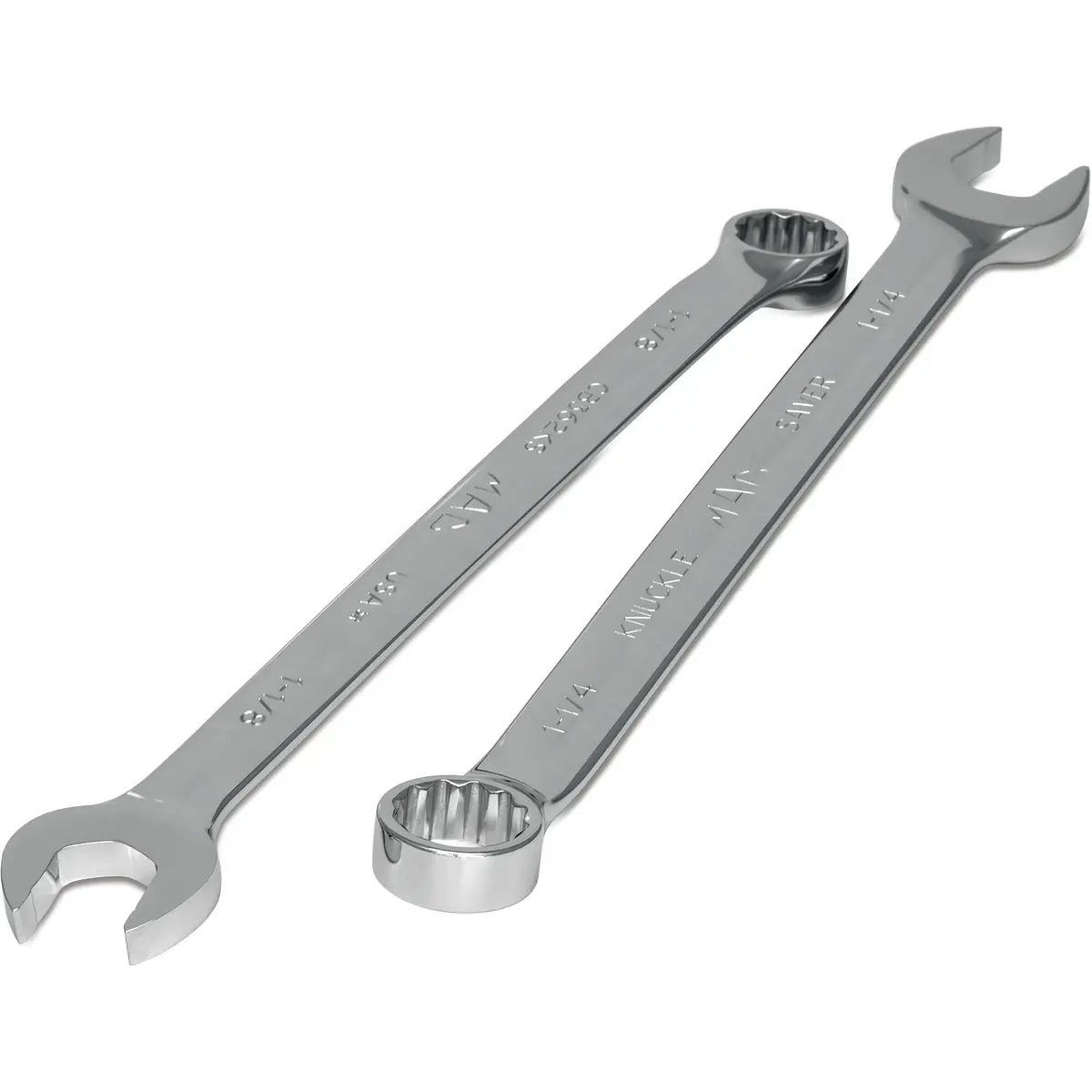 19-Pc. Metric Knuckle Saver Combination Wrench Set - 12-Pt. 1