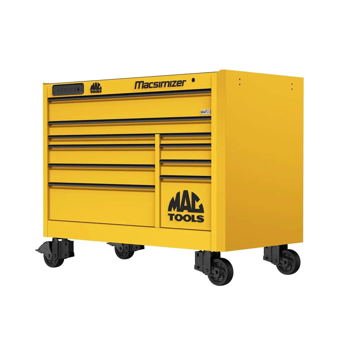 Macsimizer® 10-Drawer Workstation - Sunburst Yellow 1